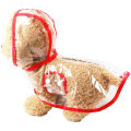 Hunde Regenmantel Frühlings- und Sommerkleidung Teddy kleiner Hund Haustier Pudel Welpe Regenmantel transparenter Regenmantel Haustier Kleidung